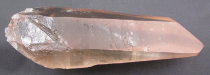 Pink Smoky Channeler Lemurian Quartz Crystal with Double Triangle - Heart‑Grounded Channeling
