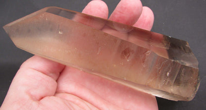 Pink Smoky Channeler Lemurian Quartz Crystal with Double Triangle - Heart‑Grounded Channeling