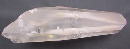 Rainbow Prism Starbrary Window Lemurian Quartz Crystal with Crater Glyphs - Multidimensional Insight