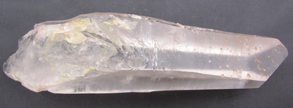 Rainbow Prism Starbrary Window Lemurian Quartz Crystal with Crater Glyphs - Multidimensional Insight