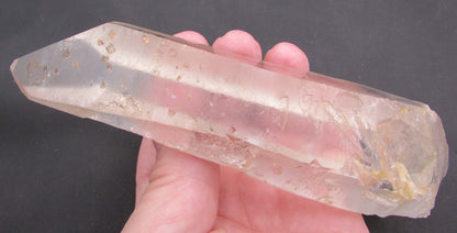 Rainbow Prism Starbrary Window Lemurian Quartz Crystal with Crater Glyphs - Multidimensional Insight