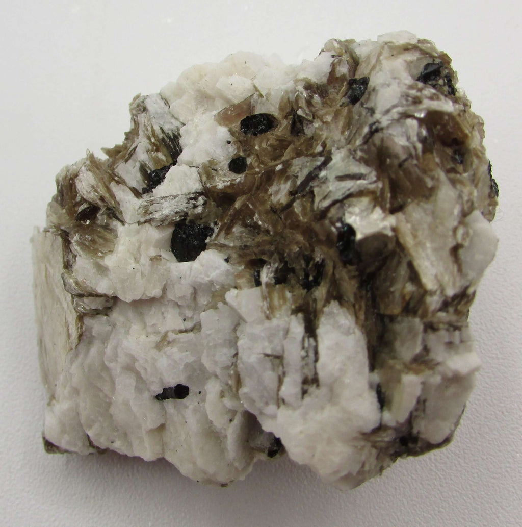 Golden Yellow Muscovite Black Tourmaline – Bigger Picture Vision, Clarity [NTG117]