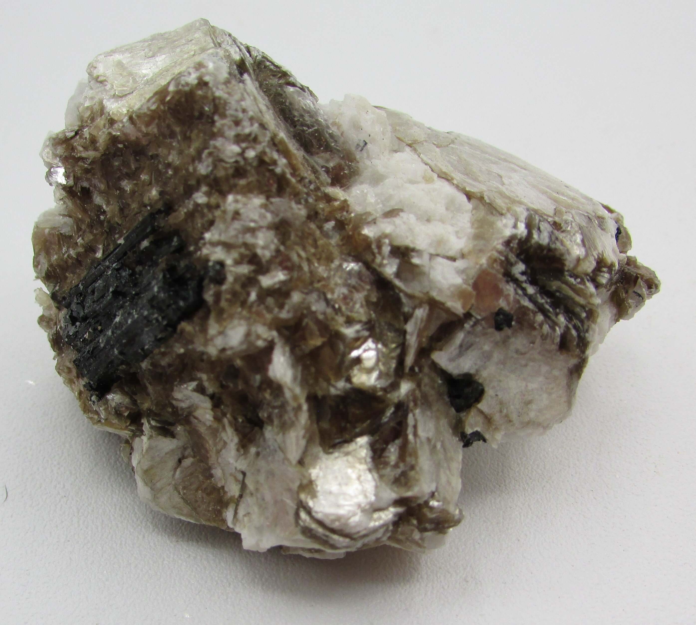 Golden Yellow Muscovite Black Tourmaline – Bigger Picture Vision, Clarity [NTG117]