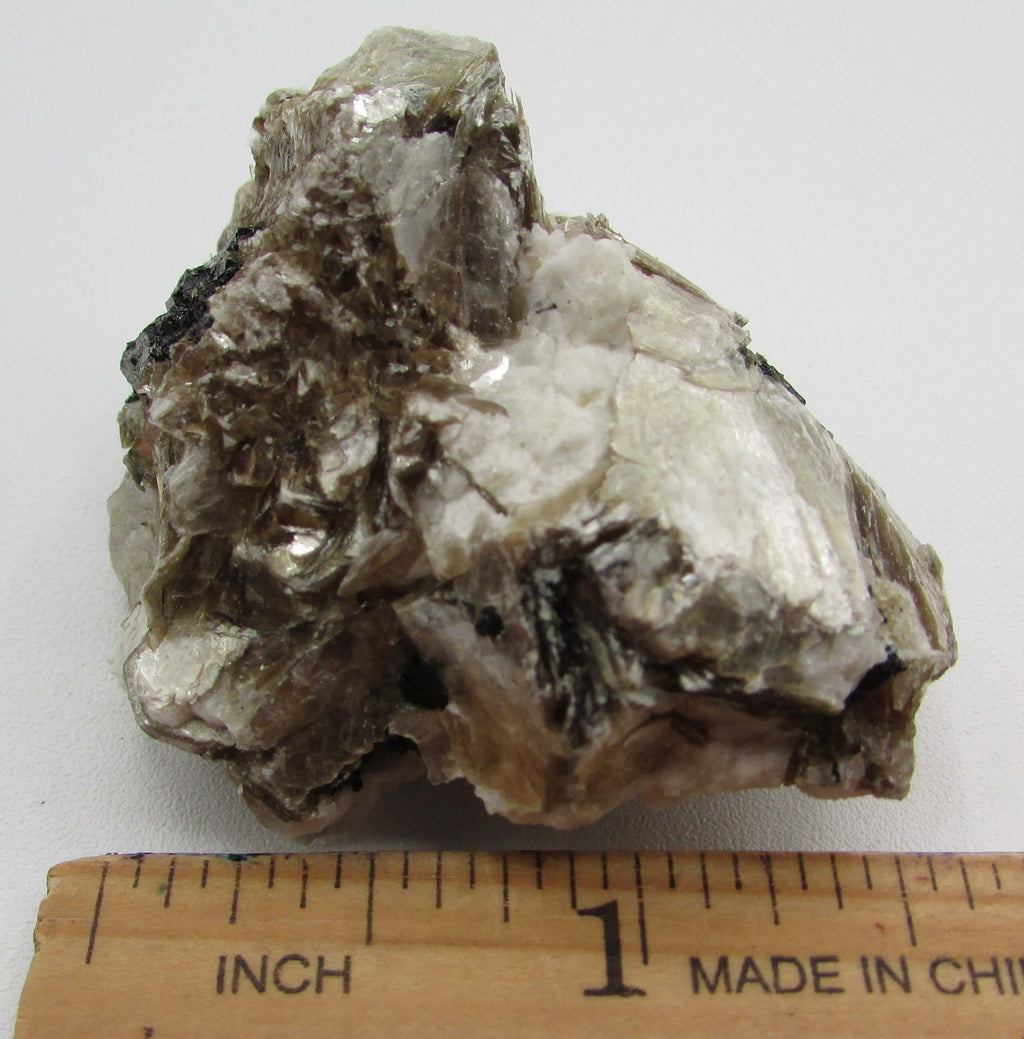 Golden Yellow Muscovite Black Tourmaline – Bigger Picture Vision, Clarity [NTG117]