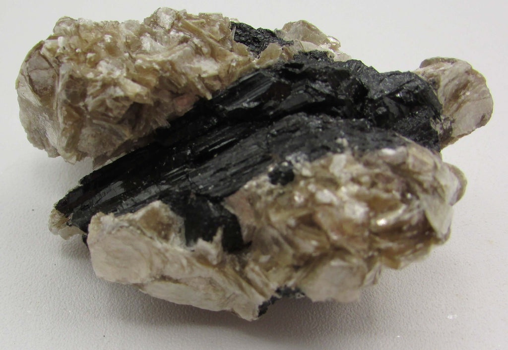 Golden Yellow Muscovite Black Tourmaline – Bigger Picture Vision, Clarity [NTG133]