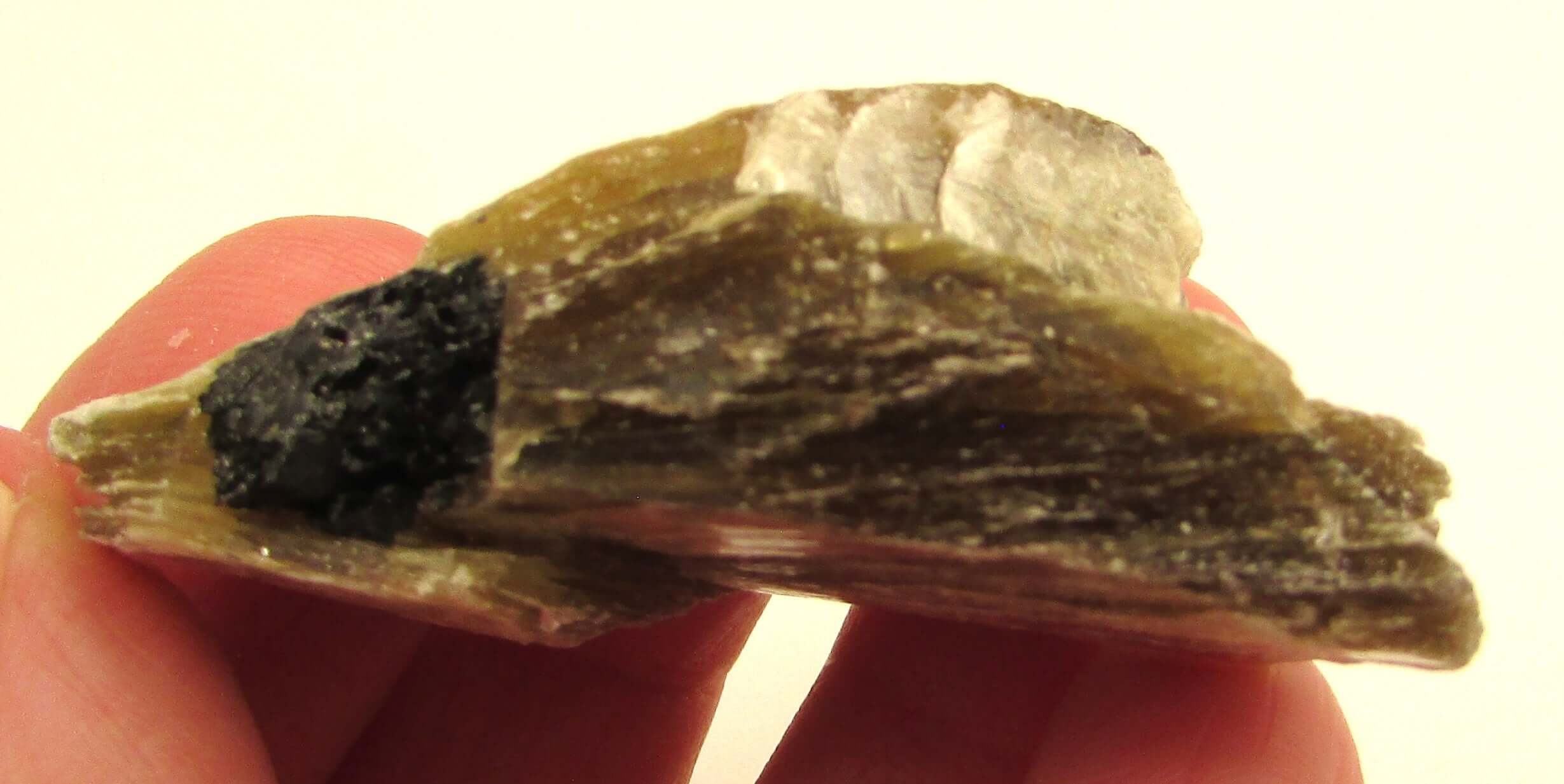 Golden Yellow Muscovite Black Tourmaline – Bigger Picture Vision, Clarity [NTG108]