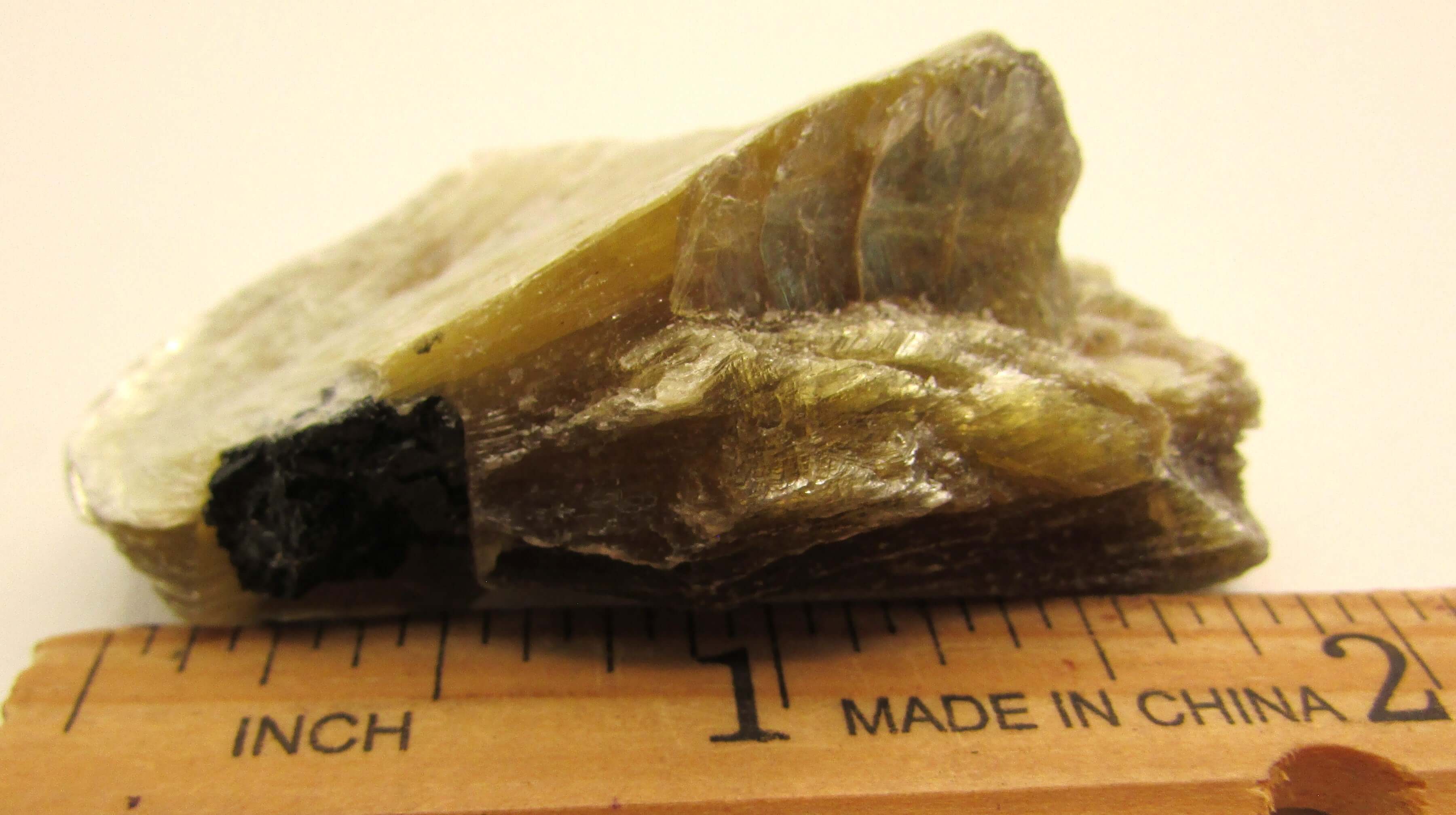 Golden Yellow Muscovite Black Tourmaline – Bigger Picture Vision, Clarity [NTG108]