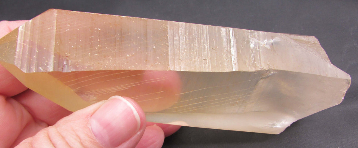 Golden Citrine Lemurian – Starseed Codes, Manifestation, Akashic Portal | Rare Window Crystal [FRG101]