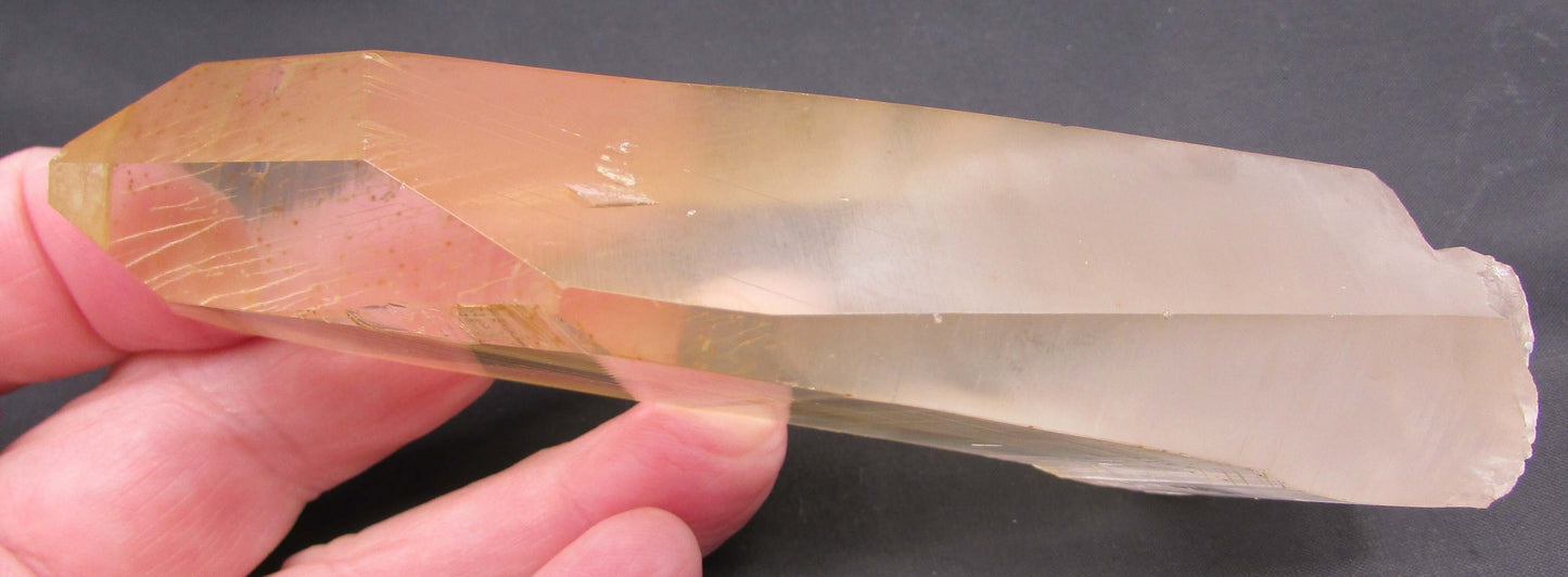 Golden Citrine Lemurian – Wisdom Keeper, Starseed Codes, Manifestation & Akashic Portal | Rare Window Crystal