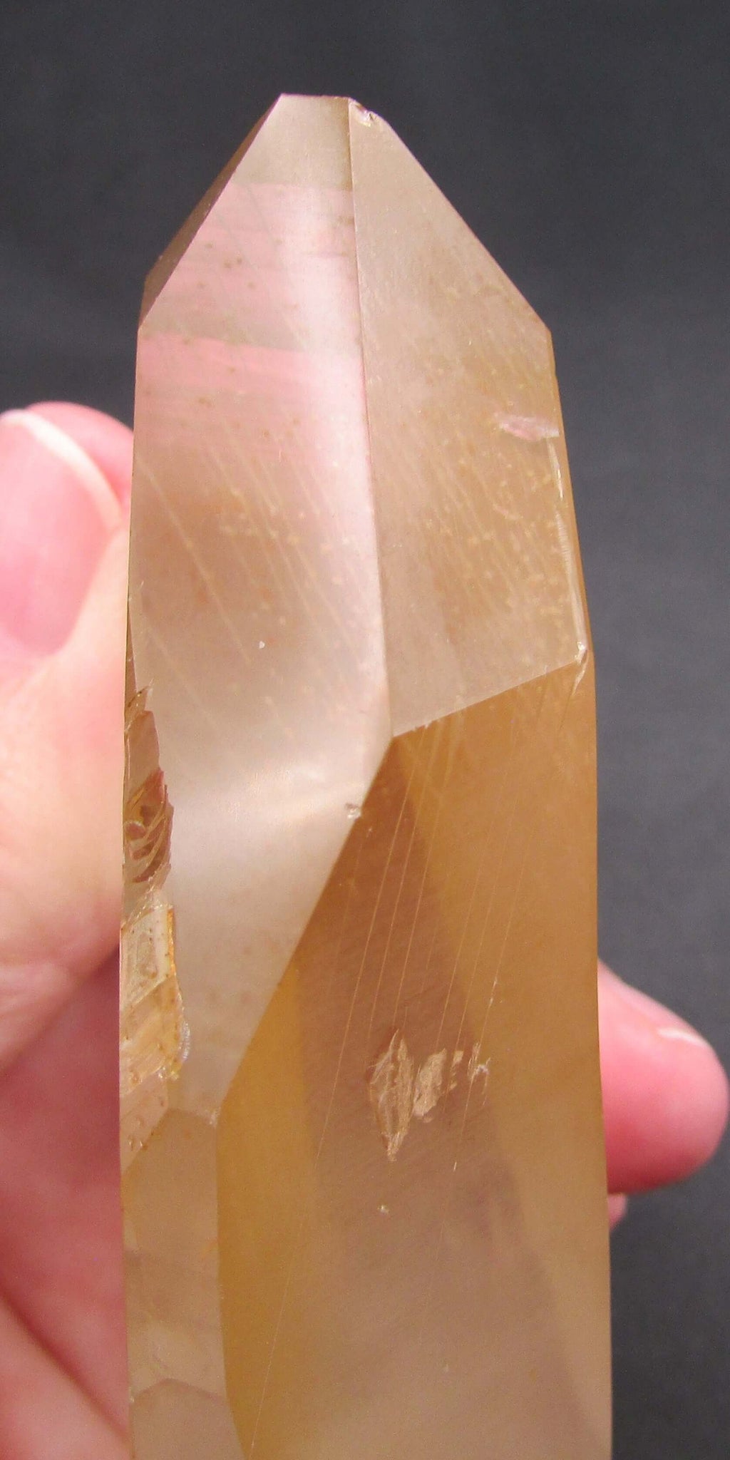 Golden Citrine Lemurian – Starseed Codes, Manifestation, Akashic Portal | Rare Window Crystal [FRG101]