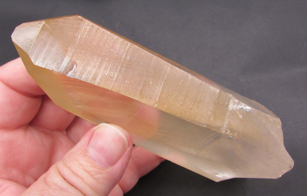 Golden Citrine Lemurian – Starseed Codes, Manifestation, Akashic Portal | Rare Window Crystal [FRG101]