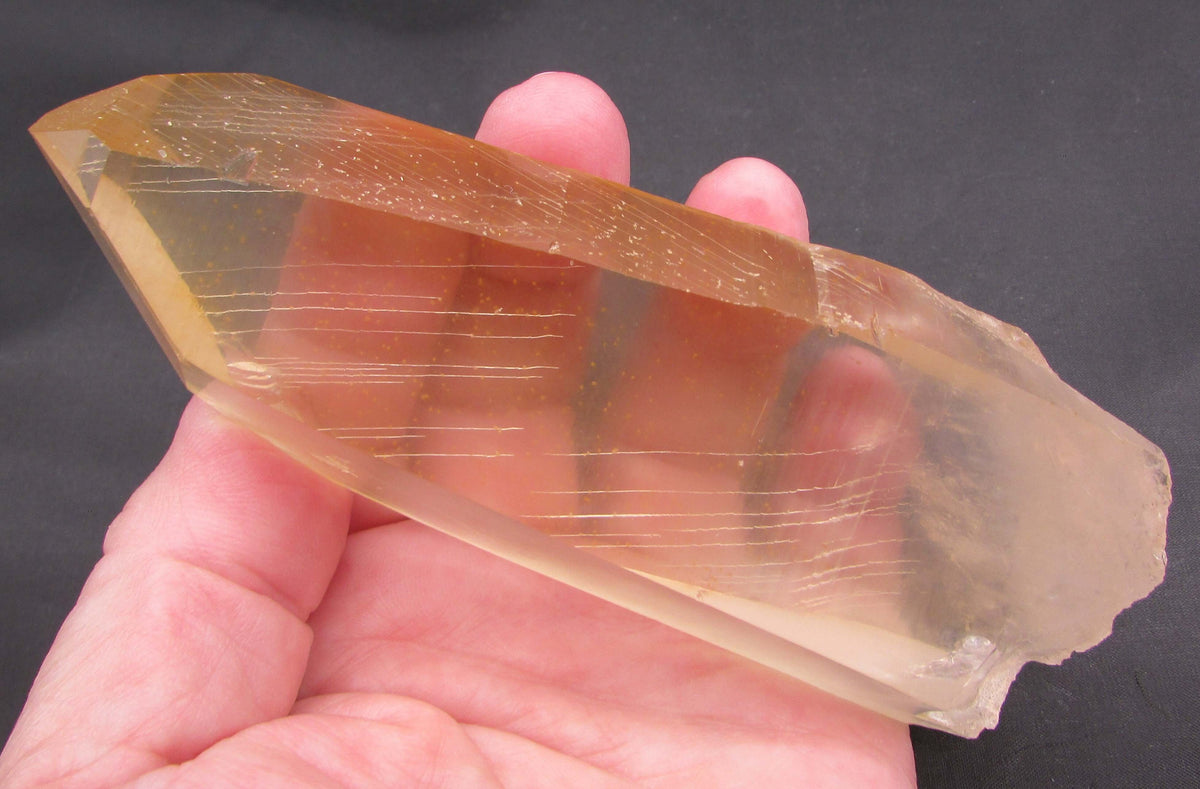 Golden Citrine Lemurian – Starseed Codes, Manifestation, Akashic Portal | Rare Window Crystal [FRG101]