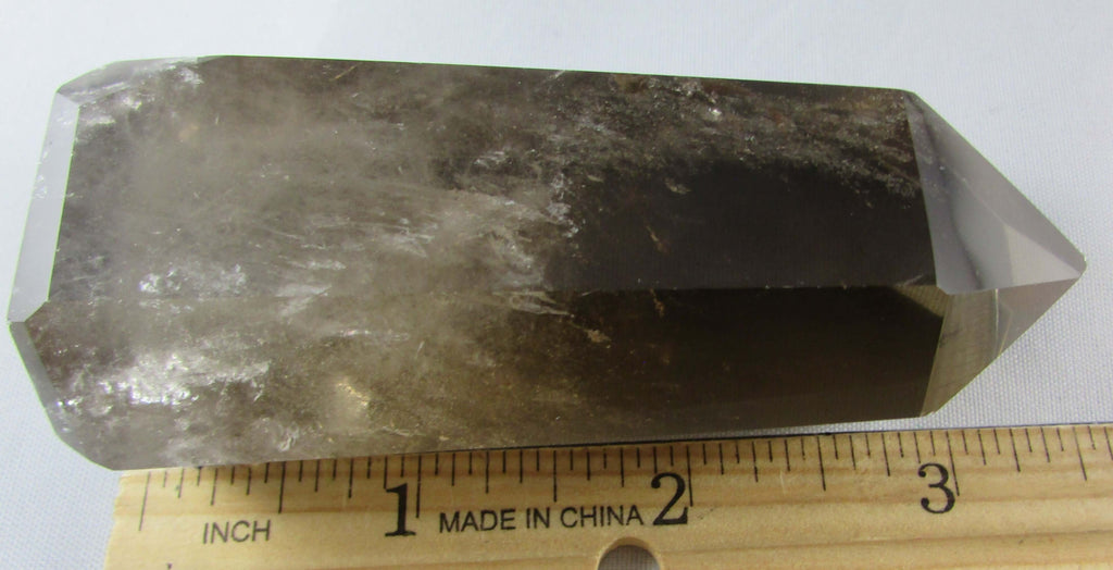Natural Smoky Quartz Obelisk – EMF Protection, Grounding, Channeling [BR130]