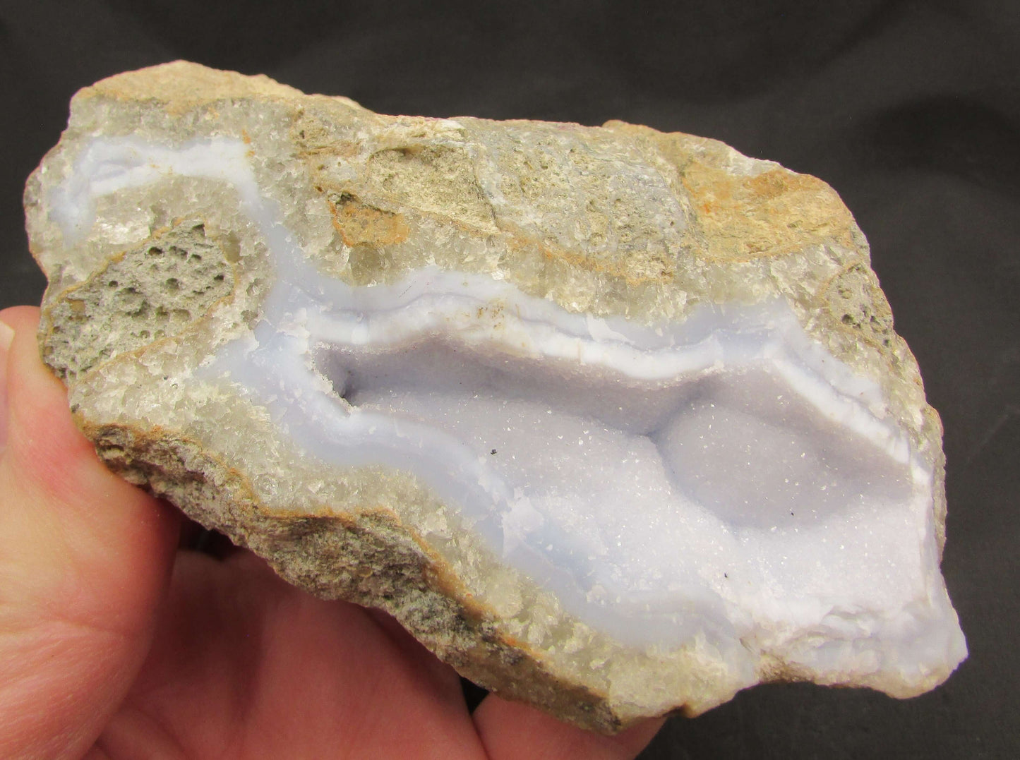 Malawi Blue Lace Agate (Very Rare) – Inner Attunement, Angelic Connection & Empath Support