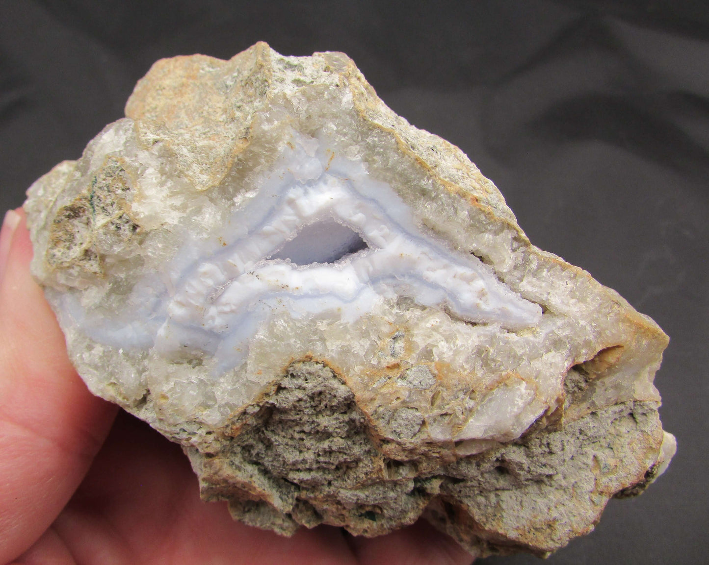 Malawi Blue Lace Agate (Very Rare) – Inner Attunement, Angelic Connection & Empath Support