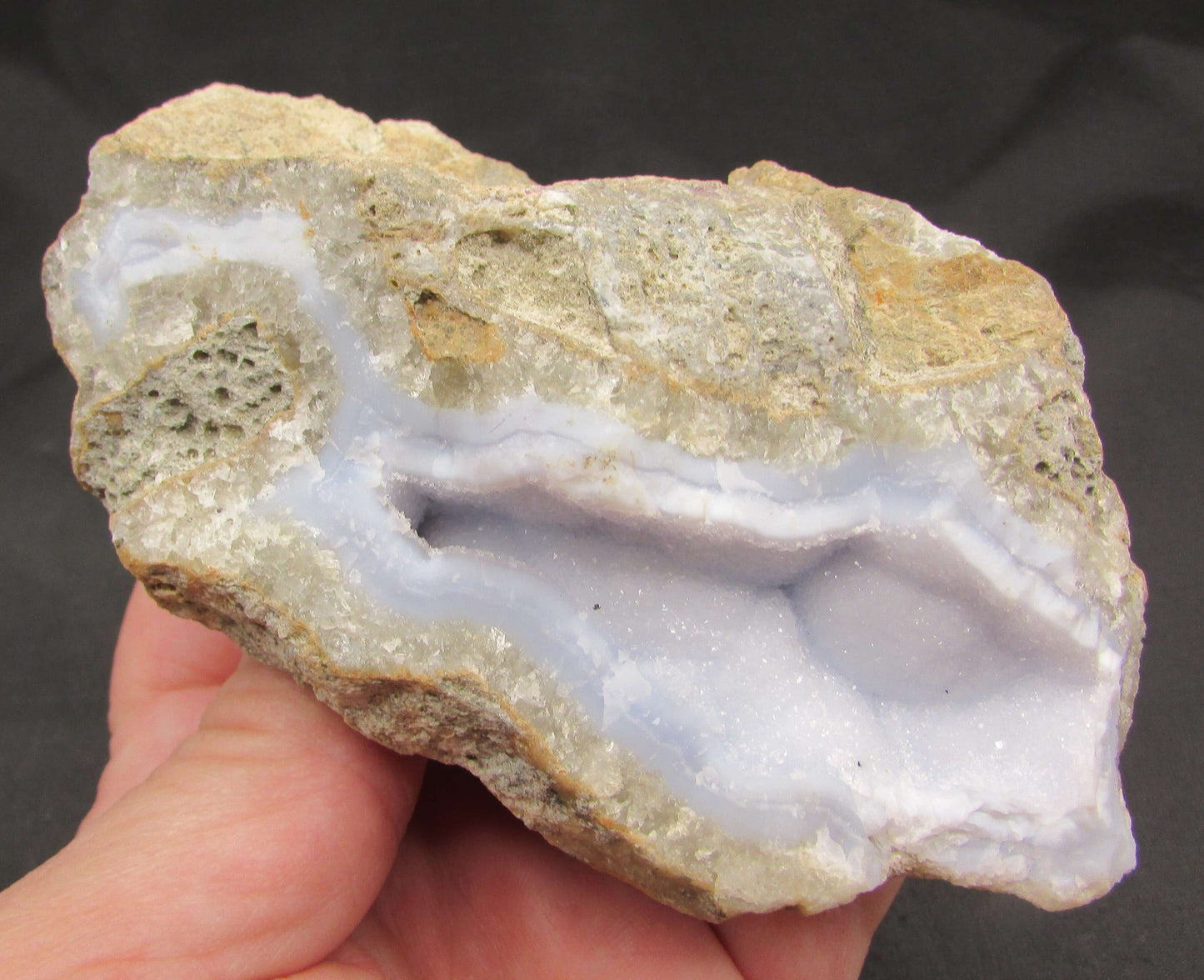 Malawi Blue Lace Agate (Very Rare) – Inner Attunement, Angelic Connection & Empath Support