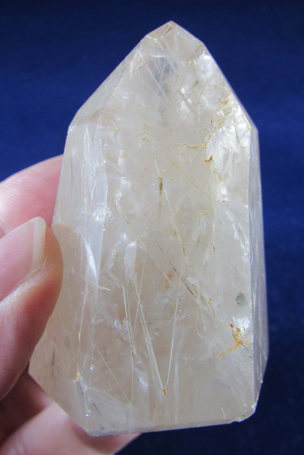 Rutilated Clear Quartz Obelisk – Life‑Purpose Clarity, Manifestation, Dreams [ALC342]