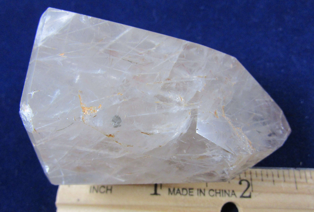 Rutilated Clear Quartz Obelisk – Life‑Purpose Clarity, Manifestation, Dreams [ALC342]