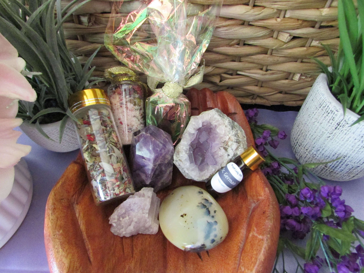 Violet Flame Transmutation Kit – For Energetic Cleansing & Spiritual Reset
