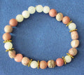 Compassionate Self-Worth Bracelet – Rhodochrosite, Rhodonite & Hemimorphite