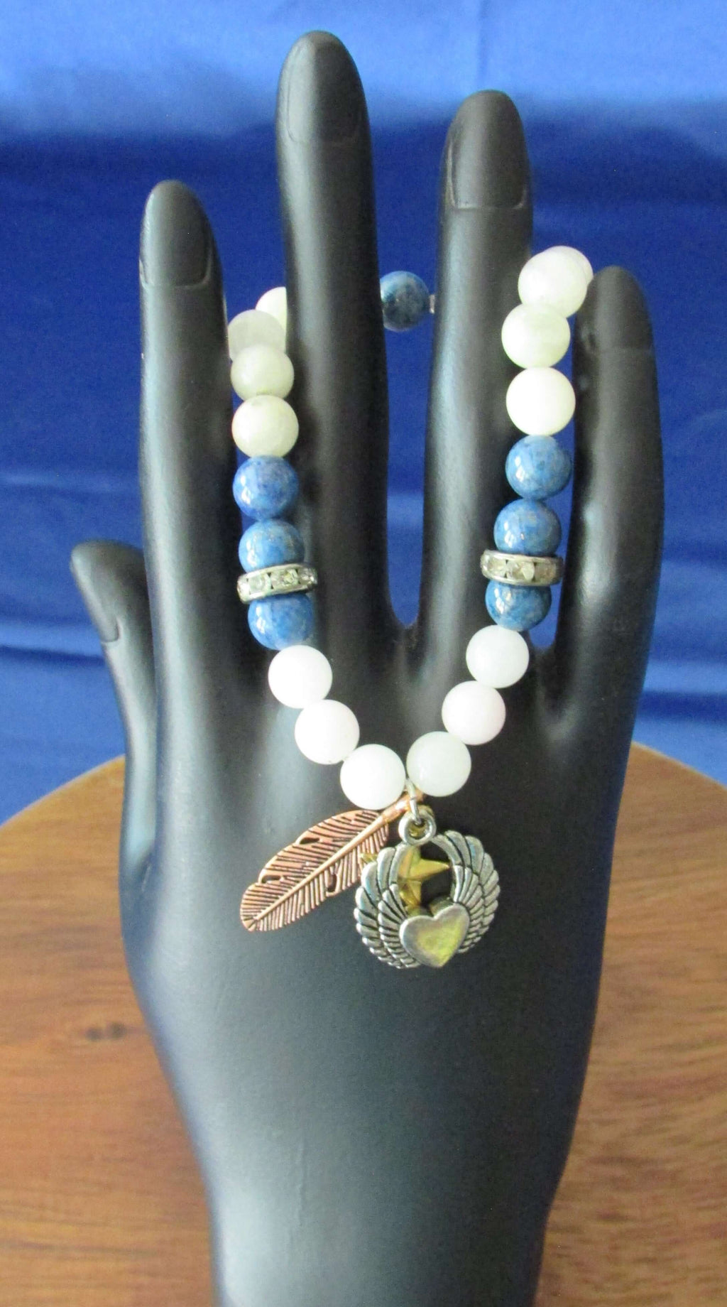 Karma Balance Bracelet – Blue Apatite & Moonstone
