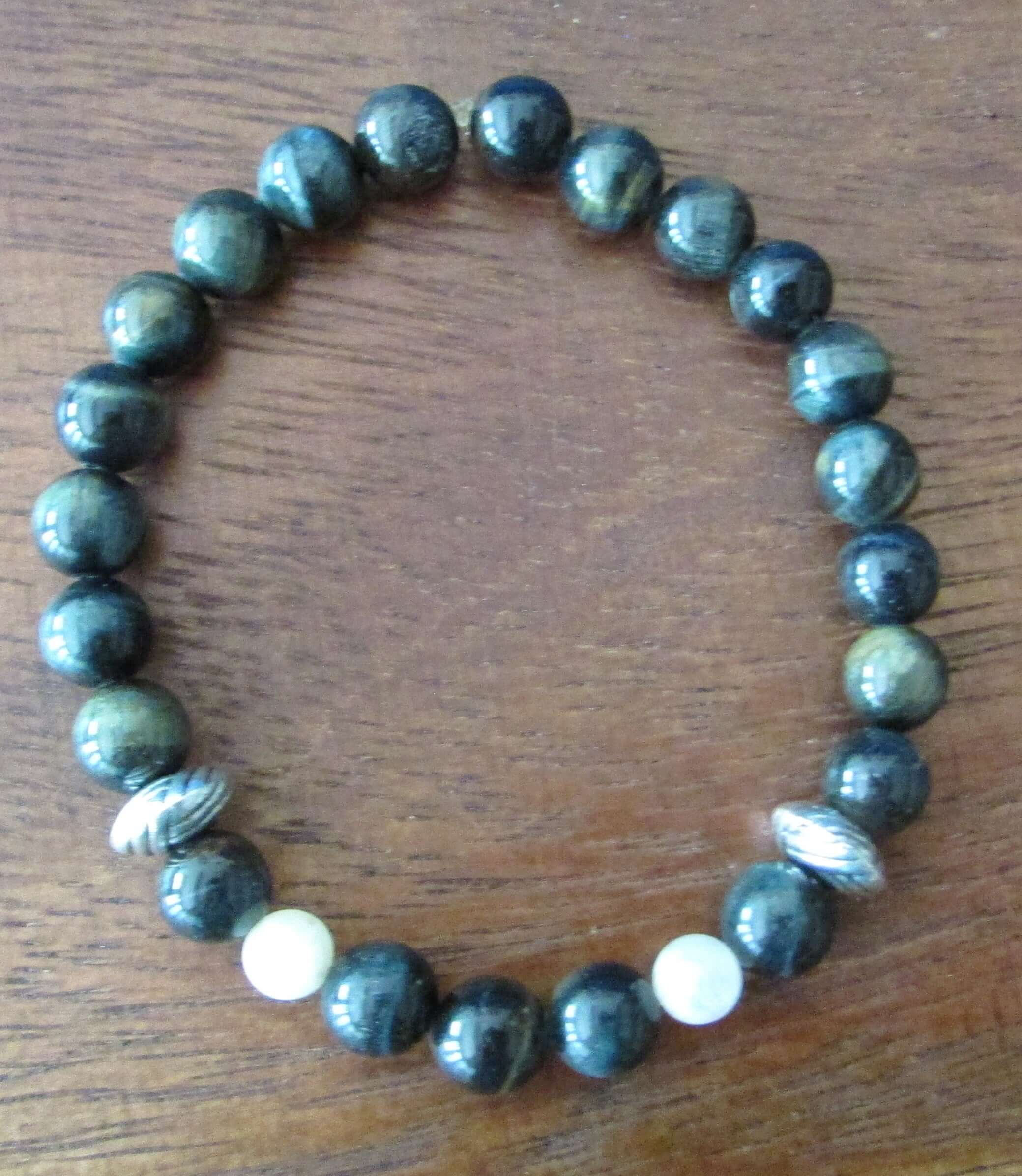 Divine Insight & Balance Bracelet – Blue Tiger’s Eye & Moonstone