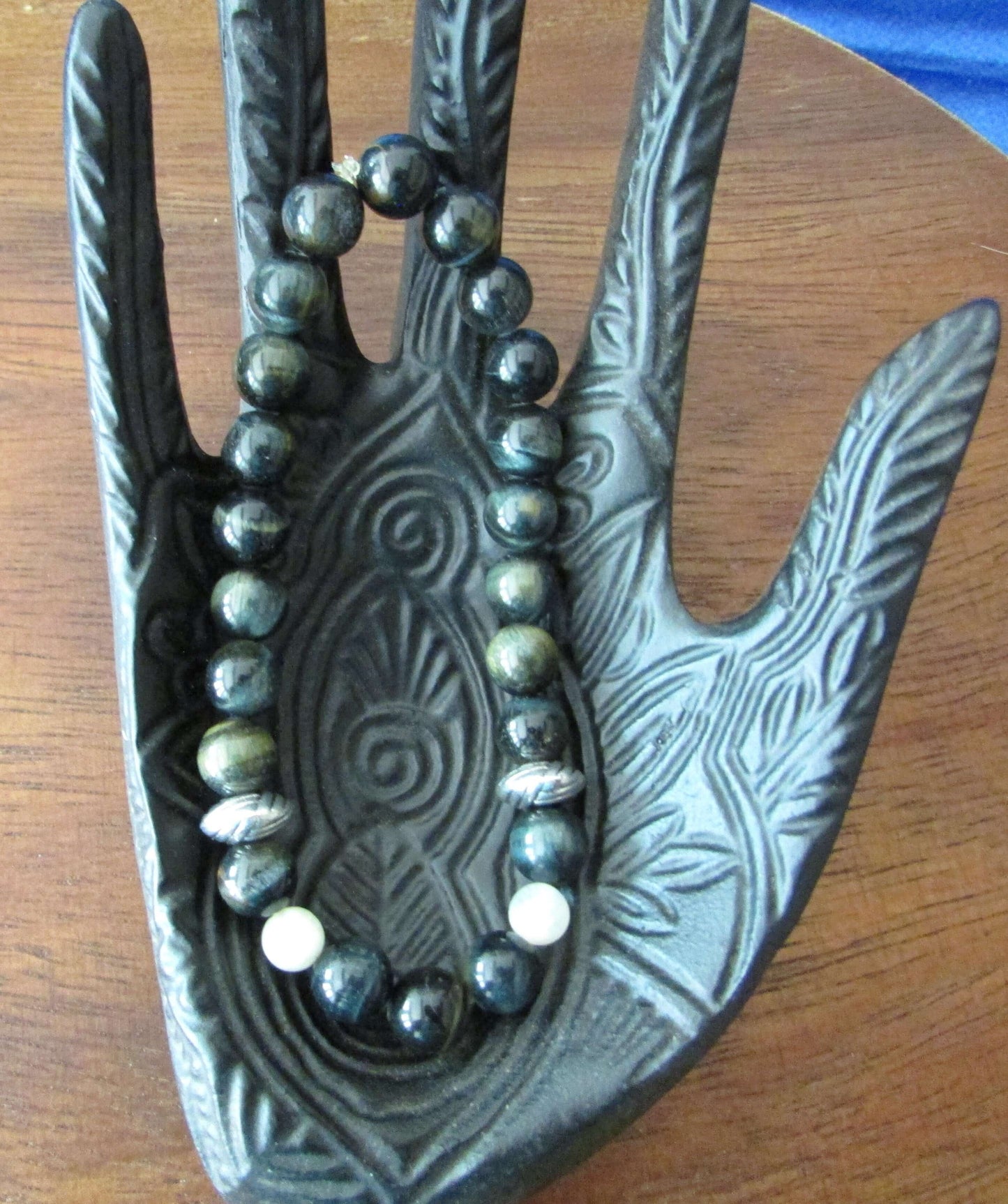Divine Insight & Balance Bracelet – Blue Tiger’s Eye & Moonstone