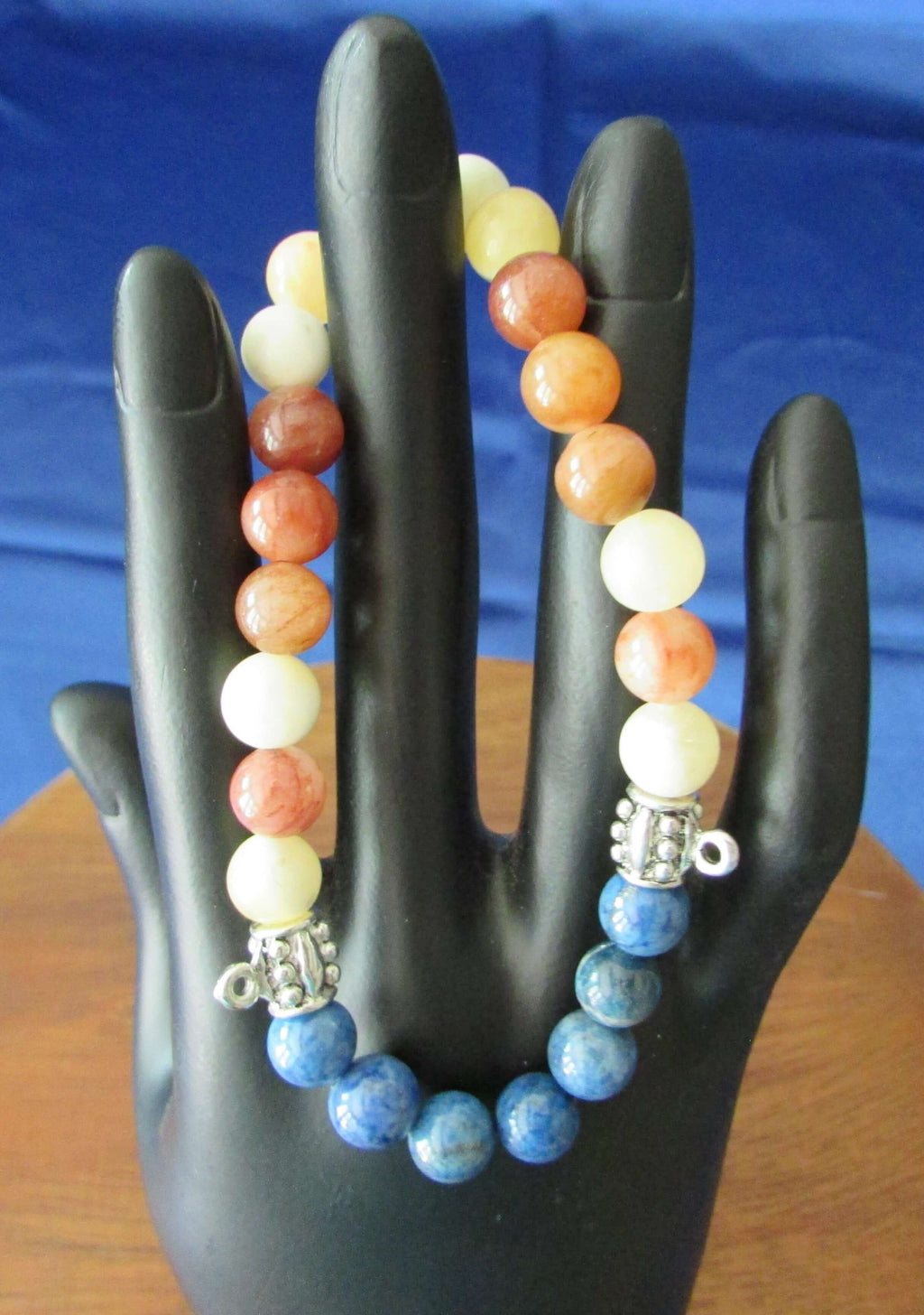 Divine Protection Bracelet – Phantom Quartz, Apatite & Yellow Agate