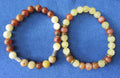 Empowered Manifestation Bracelet – Phantom Quartz, Yellow Calcite & Mookaite