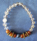 Good Fortune Bracelet – Garnet, Lapis, Clear Quartz & Golden Tiger’s Eye