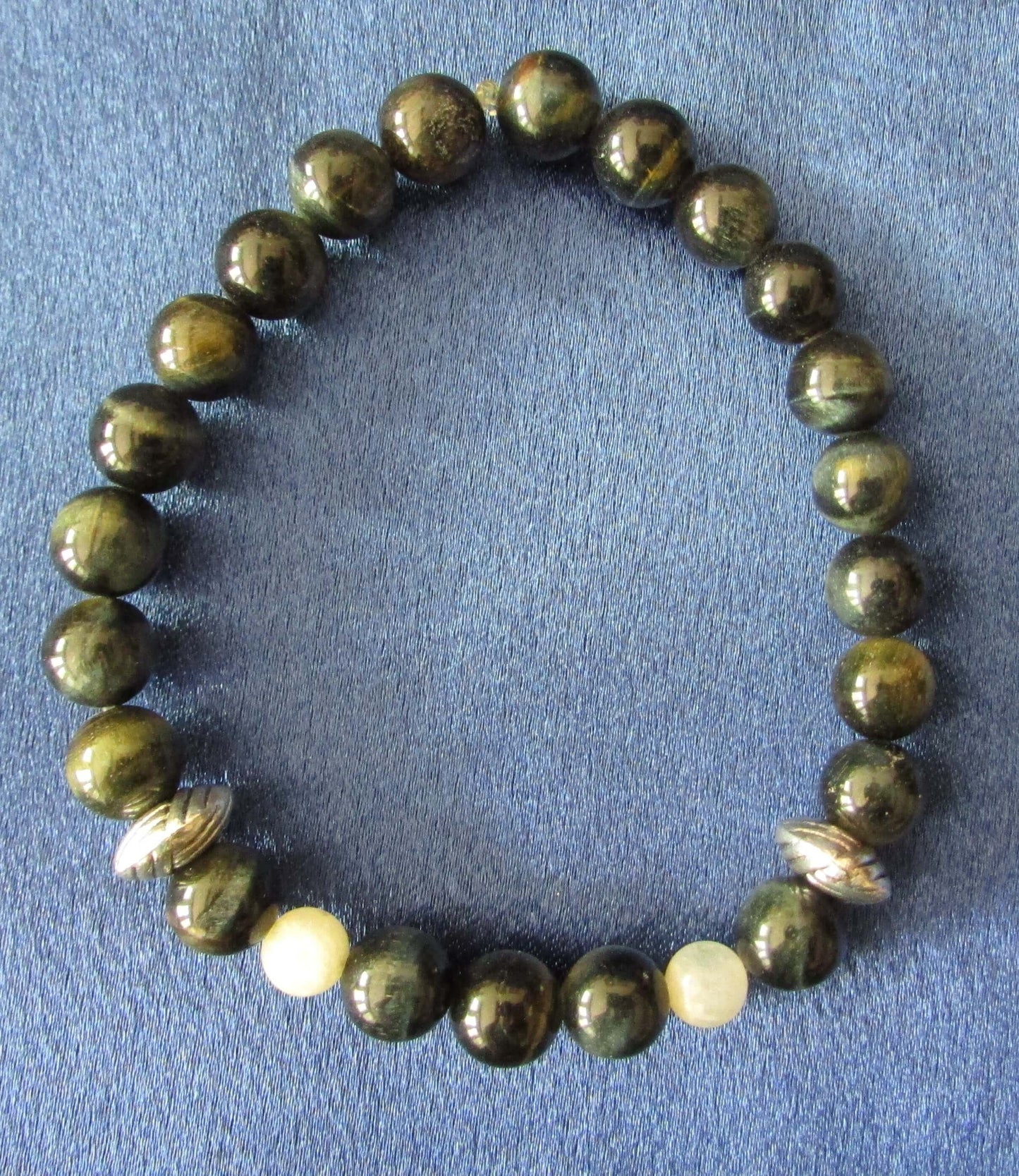 Divine Insight & Balance Bracelet – Blue Tiger’s Eye & Moonstone