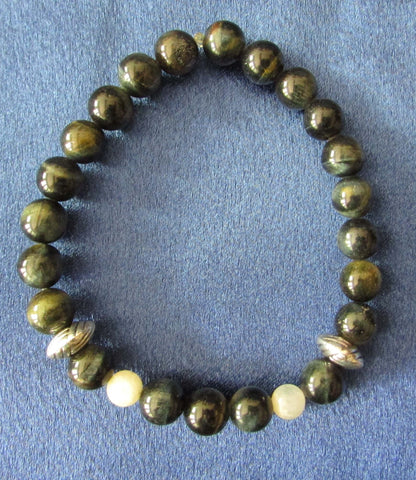 Divine Insight & Balance Bracelet – Blue Tiger’s Eye & Moonstone