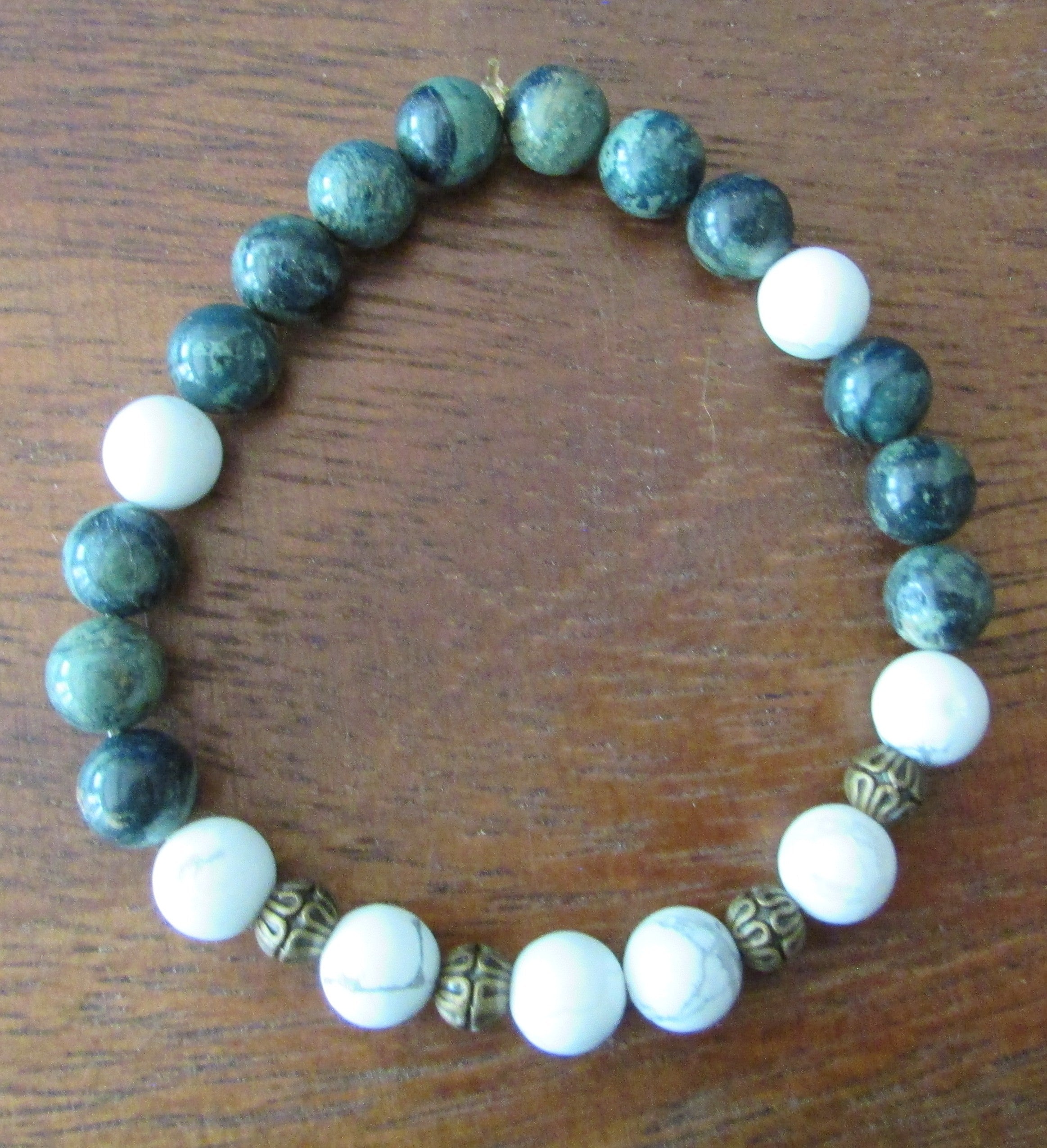 Karma Energy Healing Bracelet – Kambaba Jasper & White Howlite