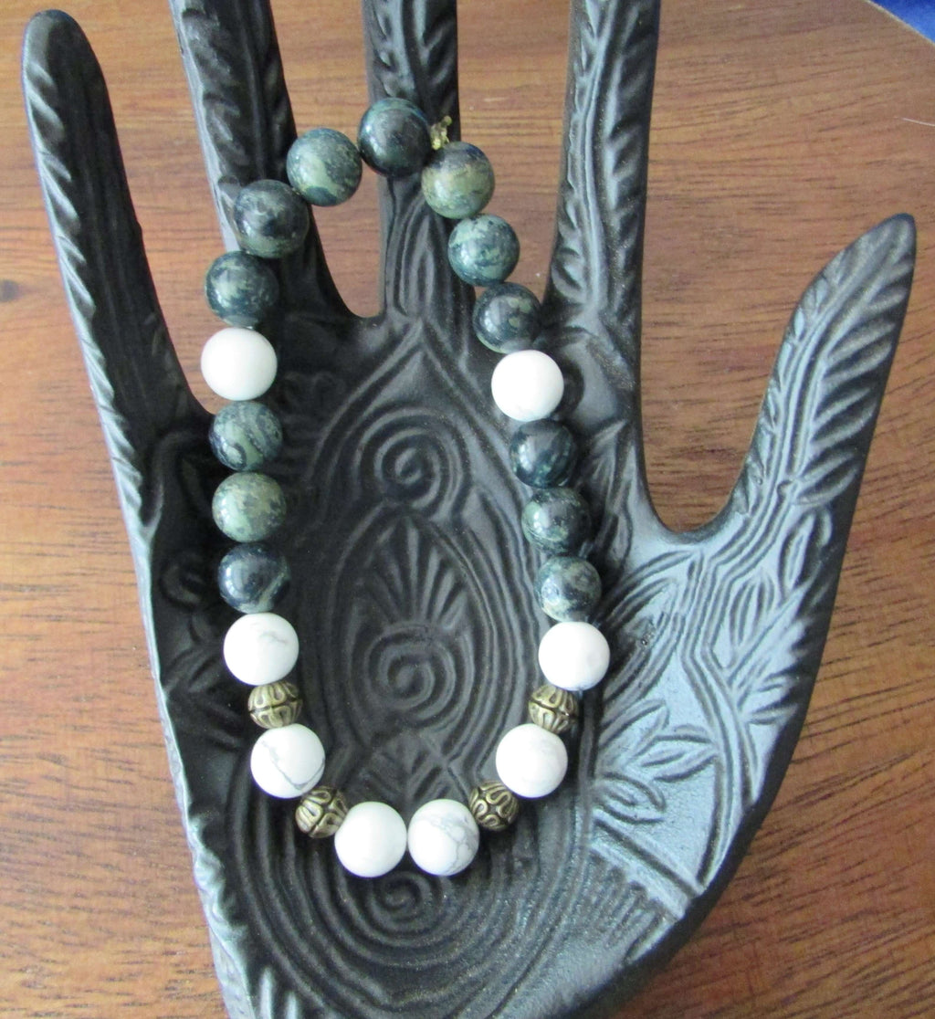 Karma Energy Healing Bracelet – Kambaba Jasper & White Howlite