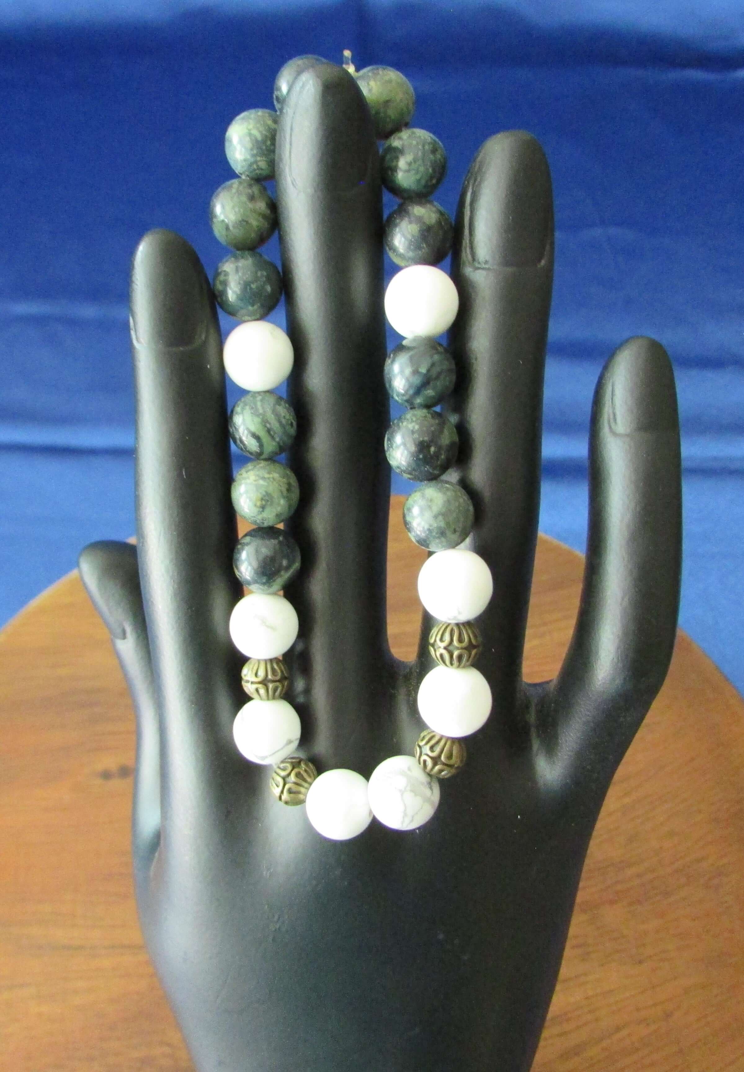 Karma Energy Healing Bracelet – Kambaba Jasper & White Howlite