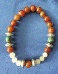 New Beginnings Bracelet – Garnet, Malachite Chrysocolla & Moonstone