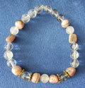 Unconditional Love & Light Bracelet – Rhodochrosite & Clear Quartz