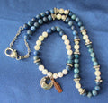 Karma Balance Protection Necklace Set – Moonstone & Blue Apatite