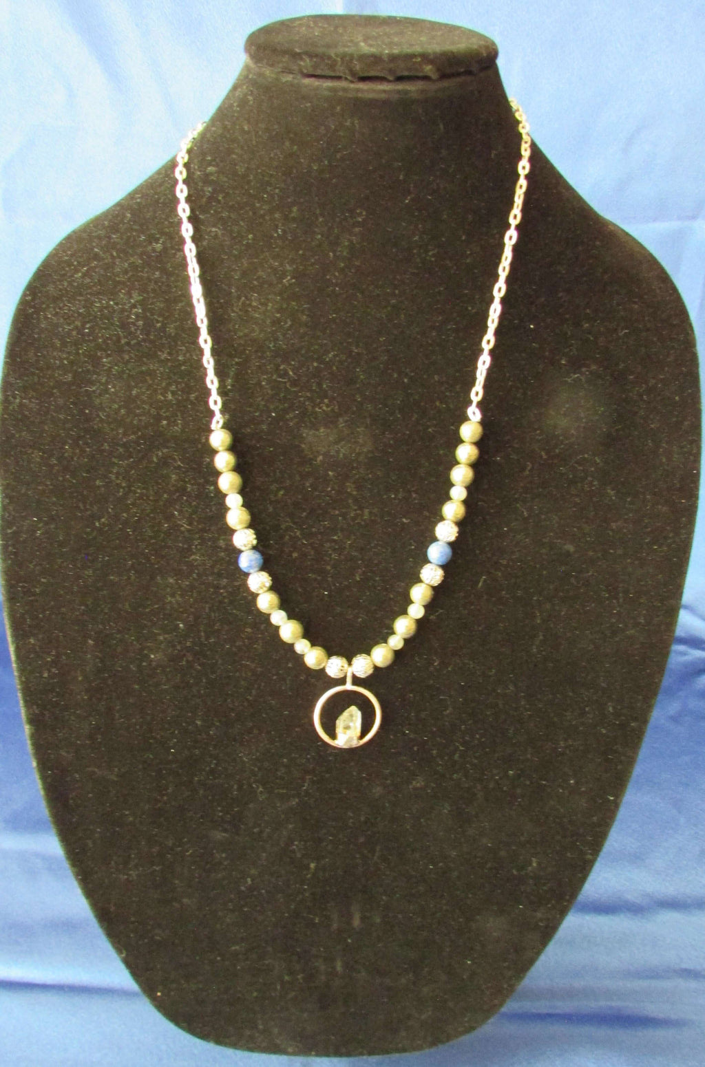Prosperity Crystal Necklace – Pyrite, Lapis, Labradorite & Quartz