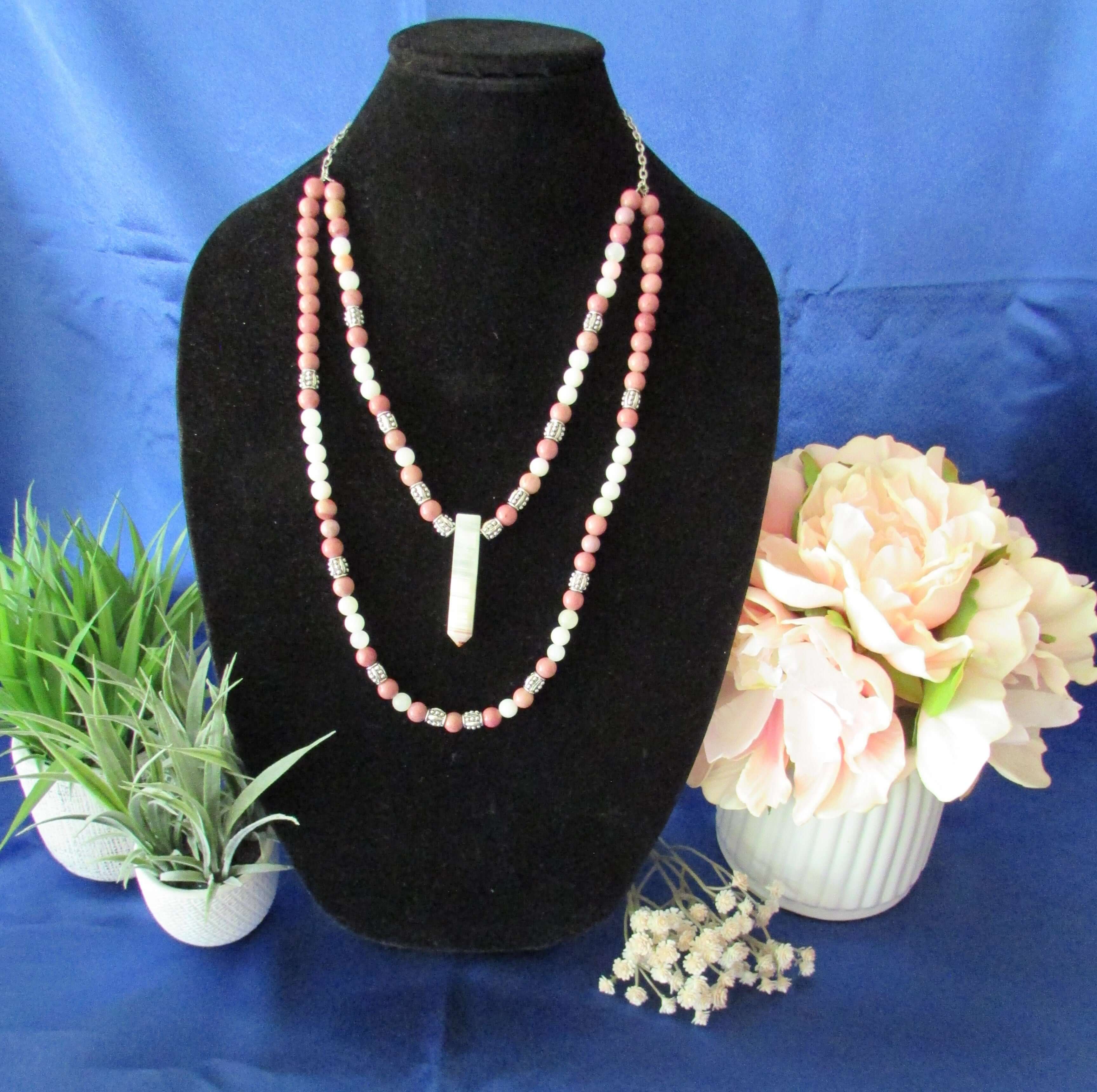Heart-Centered Compassion Necklace - Archangel Jophiel Crystal Talisman