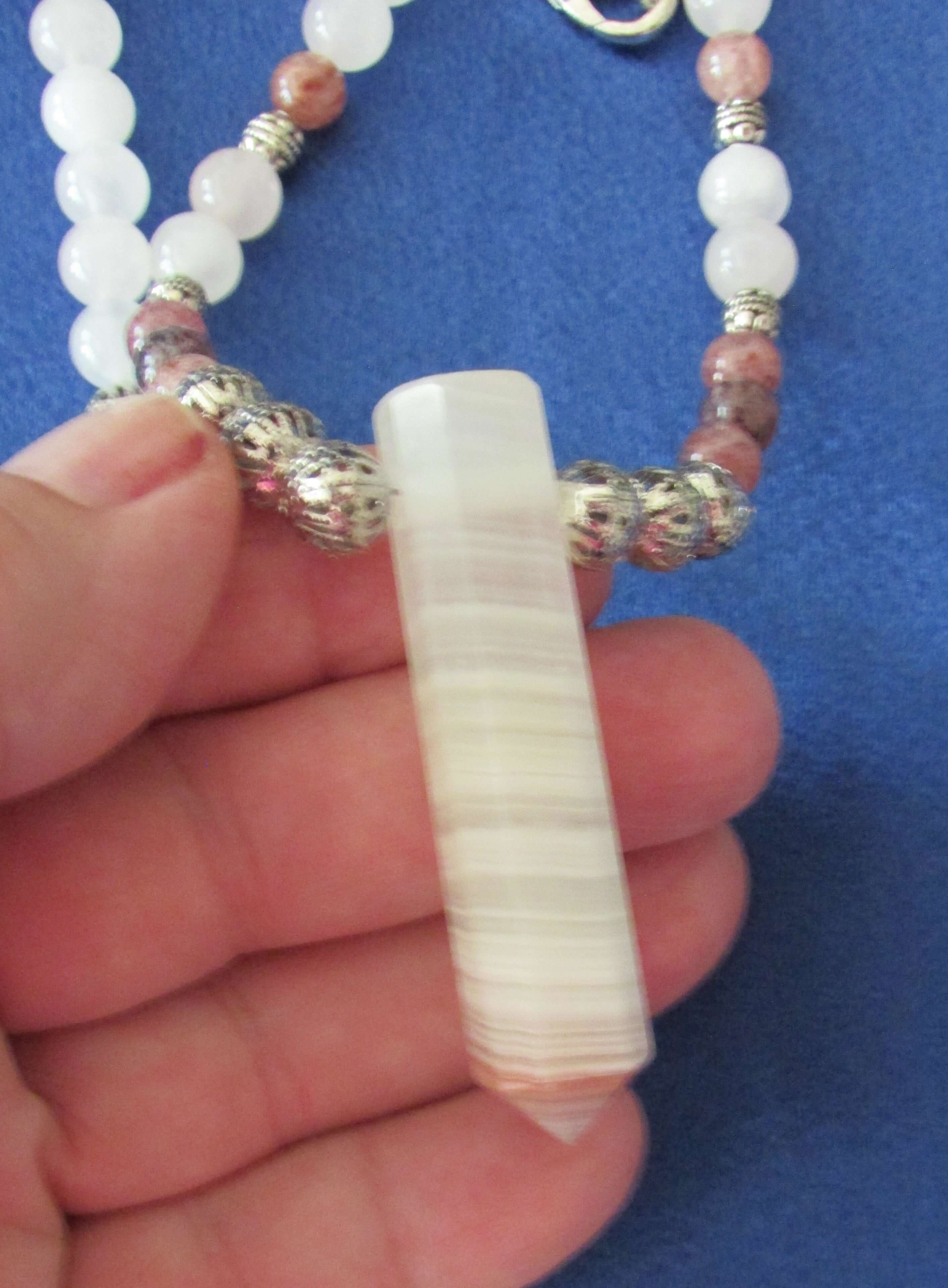 Love-Led High Heart Chakra Necklace - Rose Quartz & Strawberry Quartz