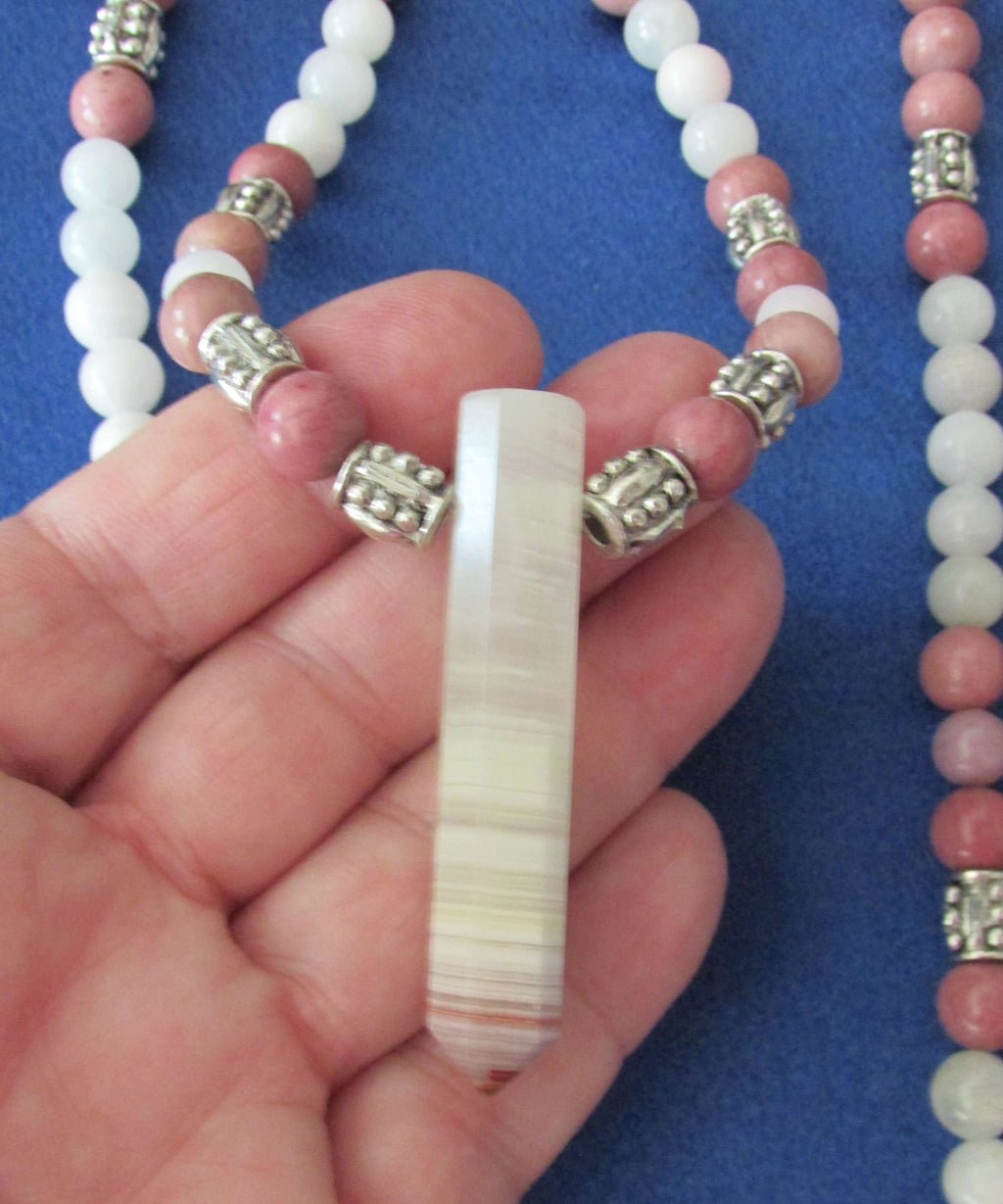 Heart-Centered Compassion Necklace - Archangel Jophiel Crystal Talisman
