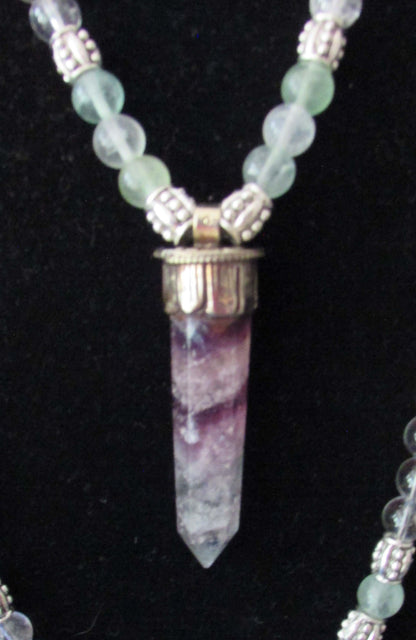 Magnetic Attraction Necklace - St. Germain, Charoite & Fluorite