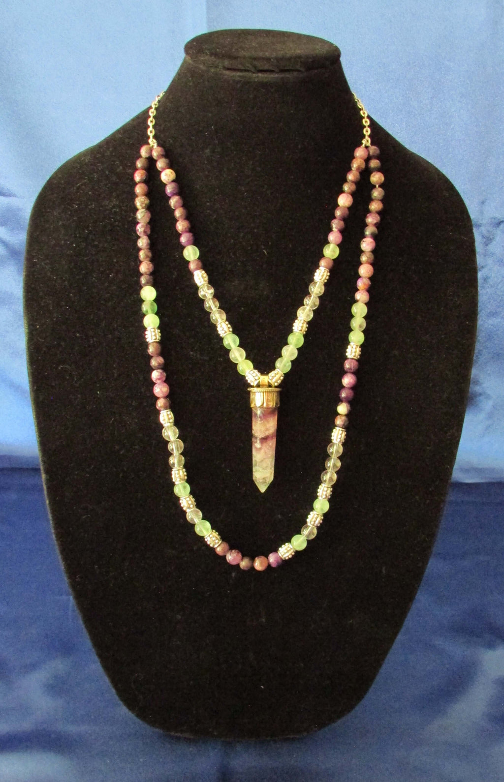 Magnetic Attraction Necklace - St. Germain, Charoite & Fluorite