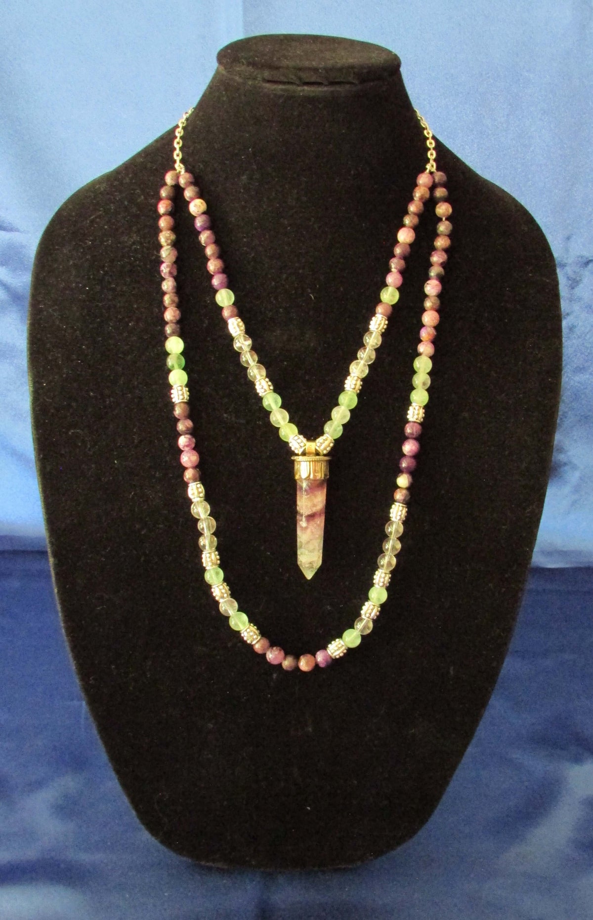 Magnetic Attraction Necklace - St. Germain, Charoite & Fluorite