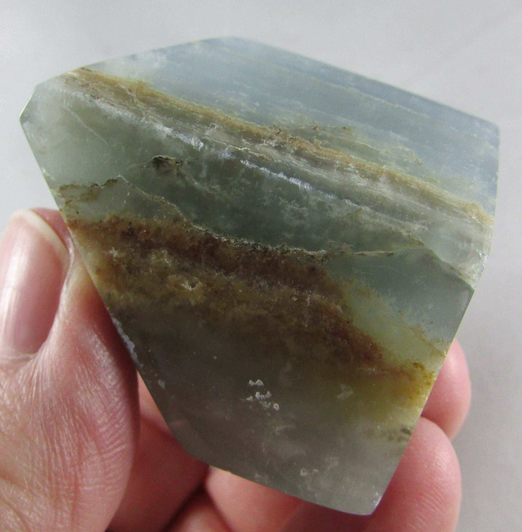 Lemurian Aquataine Calcite (Blue Onyx) – Ancient Wisdom, Akashic Insight & Angelic Connection | Lemurian Book‑of‑Knowledge Stone