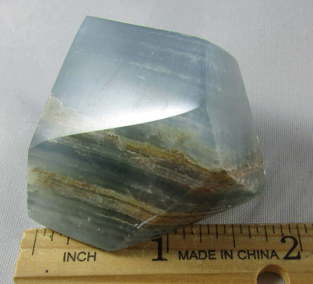 Lemurian Aquataine Calcite (Blue Onyx) – Ancient Wisdom, Akashic Insight & Angelic Connection | Lemurian Book‑of‑Knowledge Stone