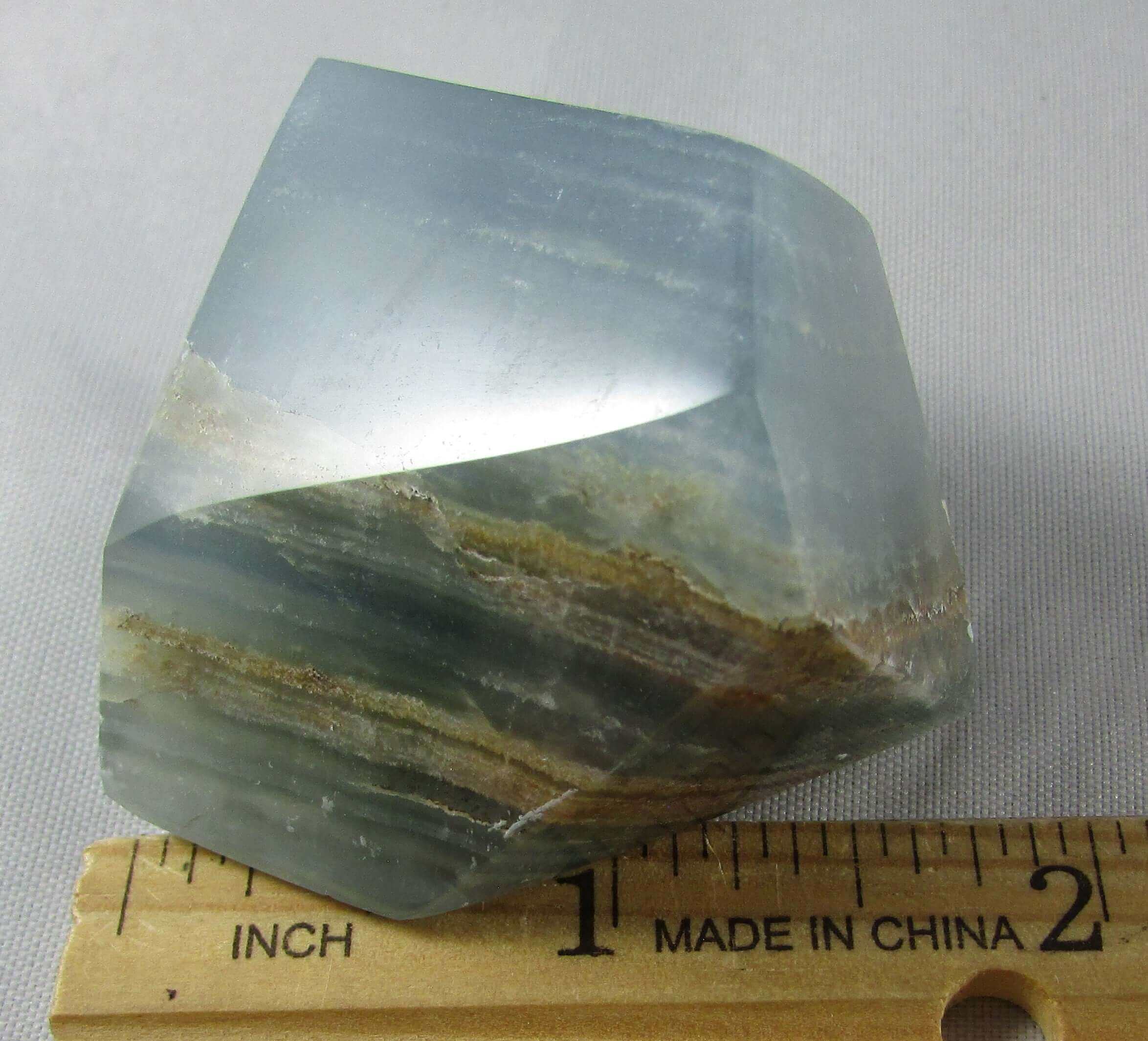 Lemurian Aquataine Calcite (Blue Onyx) – Ancient Wisdom, Akashic Insight & Angelic Connection | Lemurian Book‑of‑Knowledge Stone