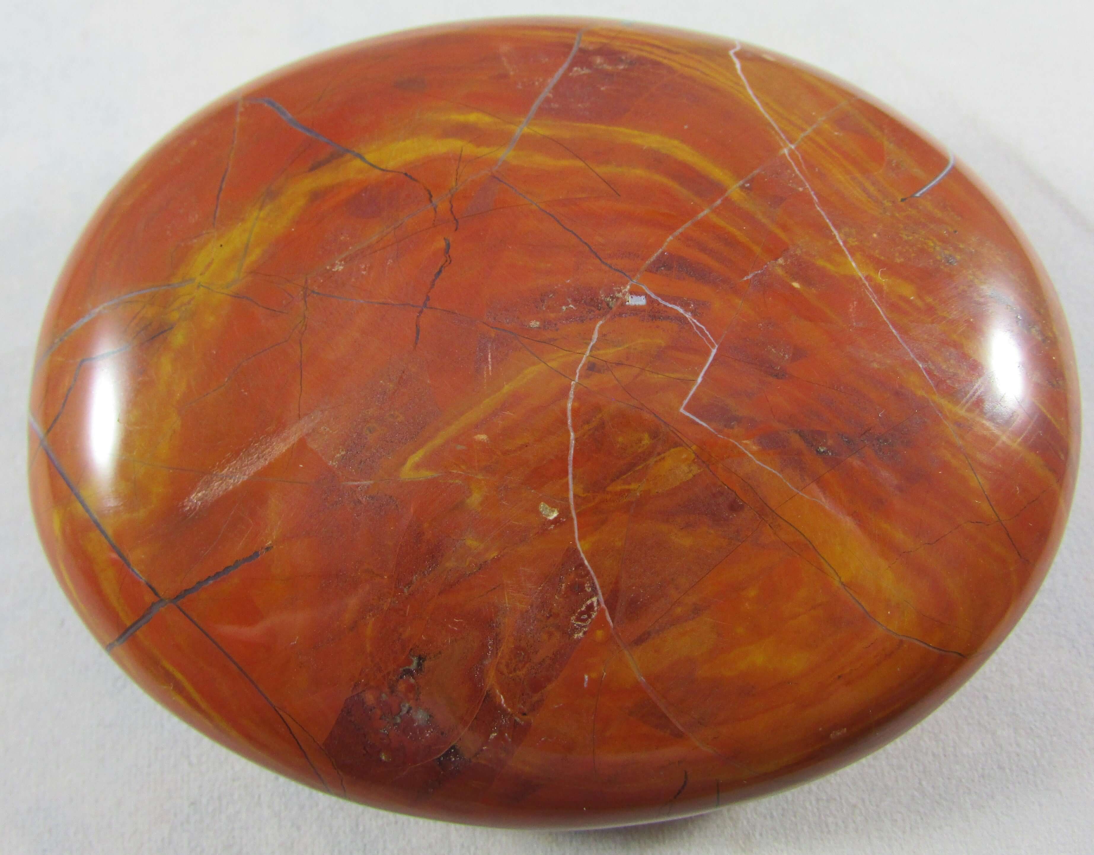 Red Jasper Palmstone – Abundance, Courage, Grounded Protection [MM382]