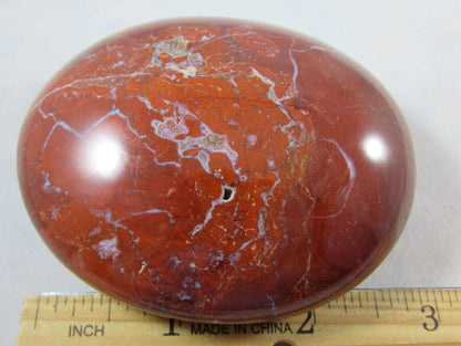 Genuine Red Jasper Polished palmstone Madagascar crystals